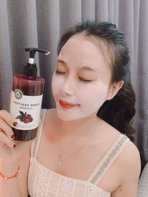 SỮA RỬA MẶT RAU CỦ SỦI BỌT VEGITOKS 200ml