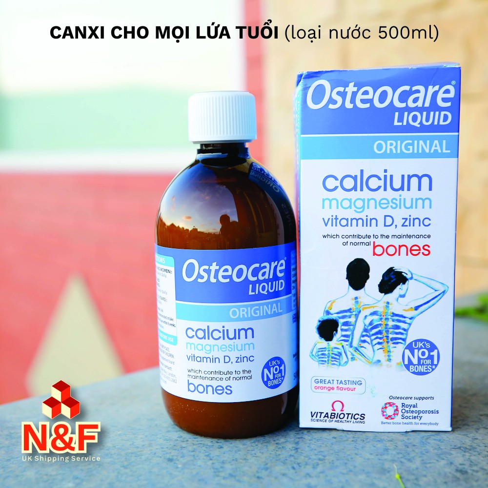 Canxi Nước Osteocare Liquid Original 500ml Shopee Việt Nam
