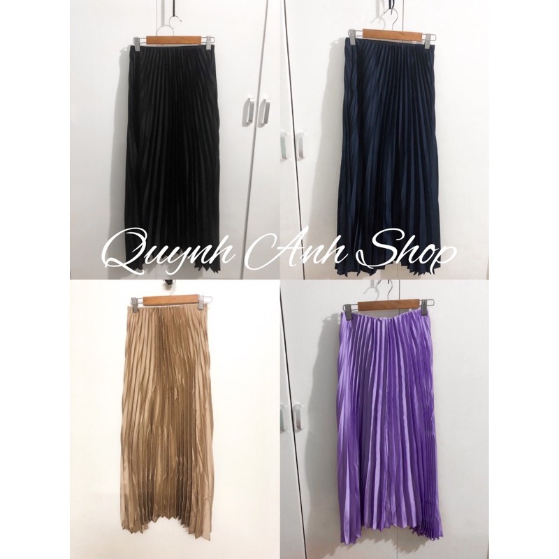 [ORDER-XUẤT TAG CHUẨN-ẢNH THẬT] Chân váy xếp ly full màu Zara xuất xịn | BigBuy360 - bigbuy360.vn