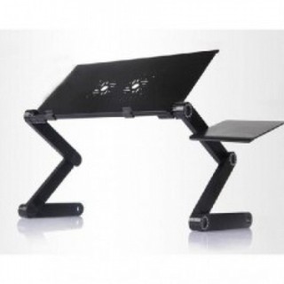 (Có giá đỡ chuột và quạt tản nhiệt] Bàn học gấp gọn,Bàn để Laptop đa năng trên giường tiện dụng