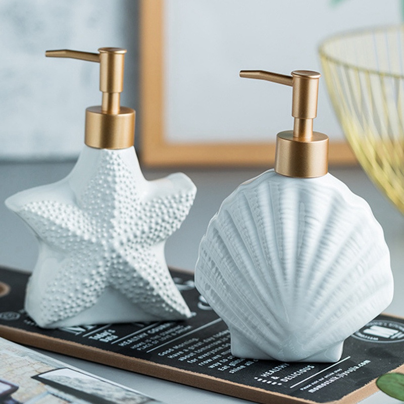 Bình Sứ Đựng Xà Phòng Dạng Ấn Phong Cách Bắc Âu 420ML