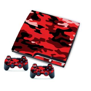 Miếng Dán Decal Màu Đỏ Cho Tay Cầm Chơi Game Ps3 Slim & 2
