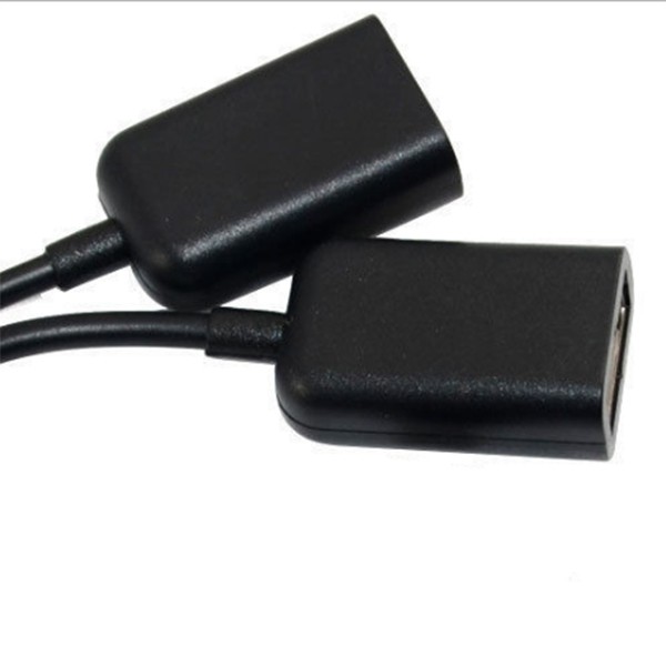 Cáp chuyển đổi từ Micro USB Host Male sang 2x Type A Dual USB Female đa năng