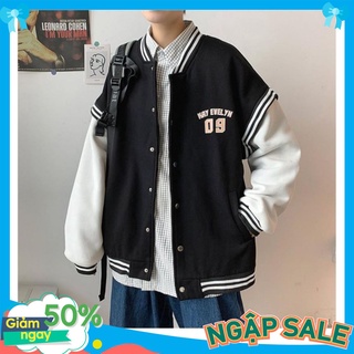Áo khoác nỉ bomber nam nữ phong cách ovesize siêu đẹp vải dày from rộng hot