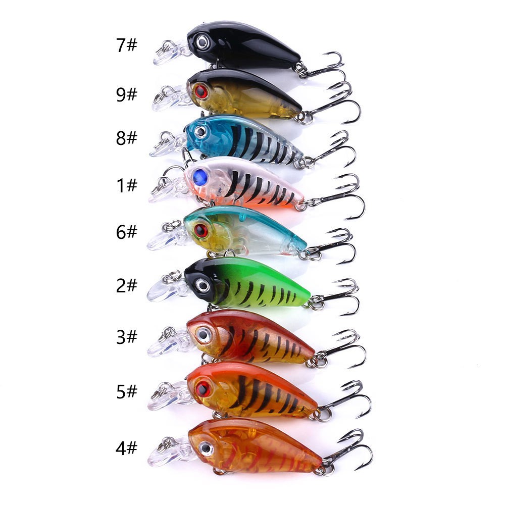 Mồi câu cá_ Mồi Câu Lure chukky nhân tạo 3d sống động 4.5cm 4g_LURE _20