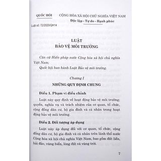 Sách - Luật Bảo Vệ Môi Trường (Hiện Hành) (Năm 2022)