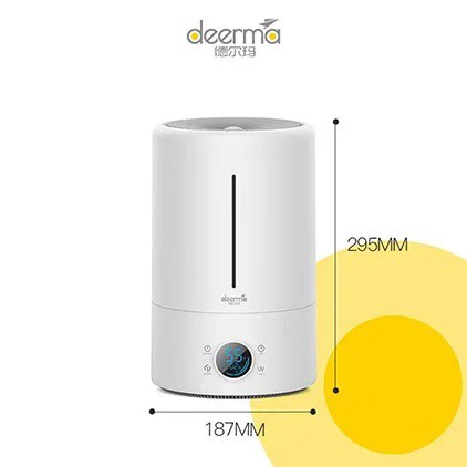 Máy Tạo Ẩm Kèm Diệt Khuẩn Deerma F628S, TẶNG KÈM 1 LỌ DUNG DỊCH, Máy Xông Tinh Dầu Chính Hãng