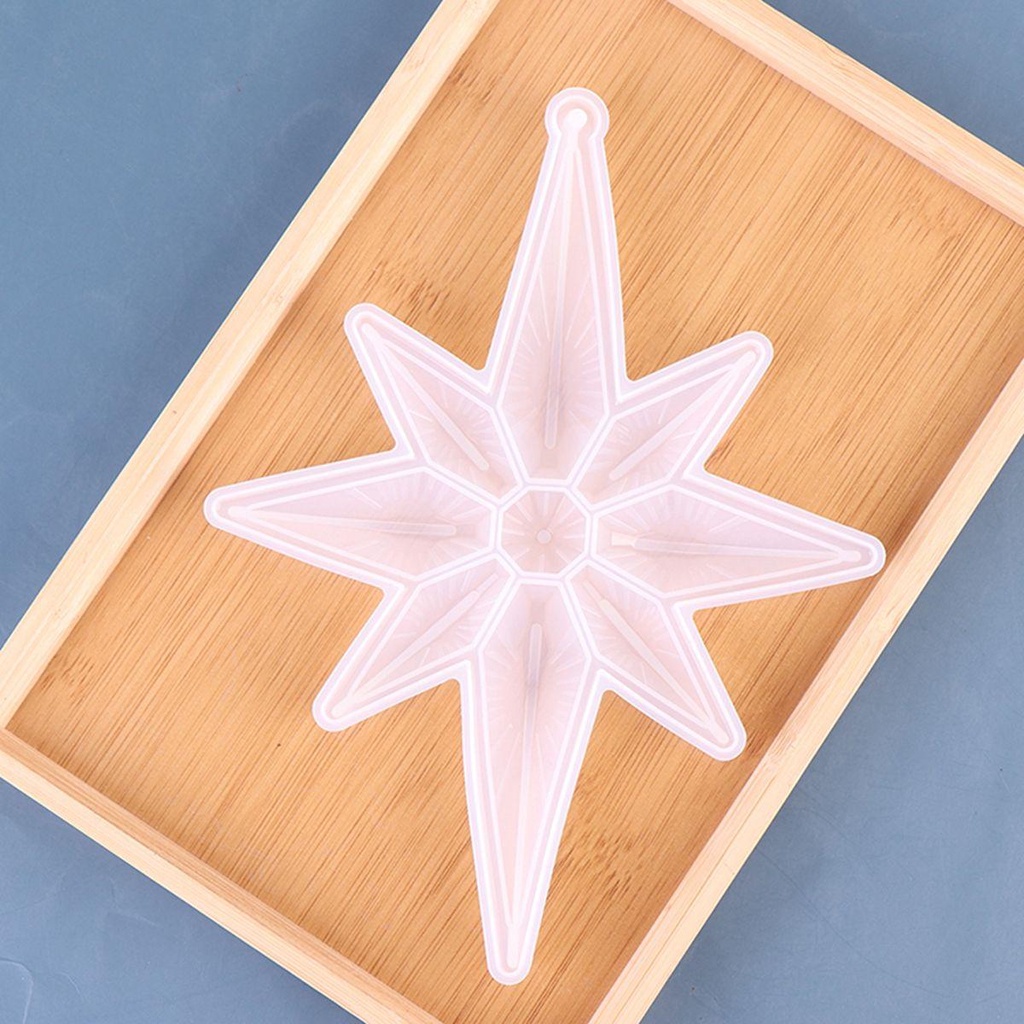 Mặt Dây Chuyền Hình Bát Giác Bằng Silicone Epoxy Trang Trí Nhà Cửa