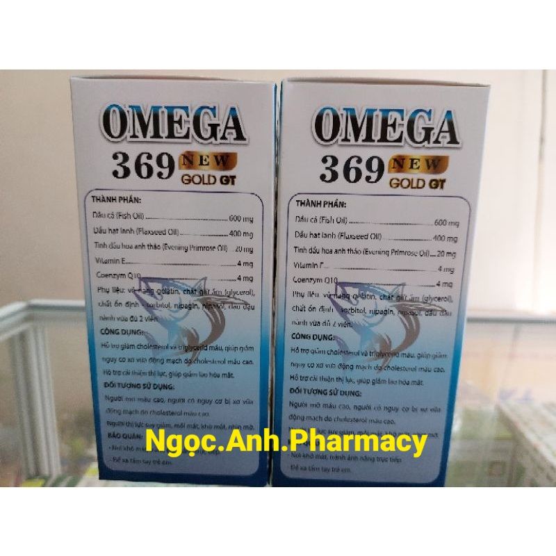 Dầu cá Omega 369 New Gold GT