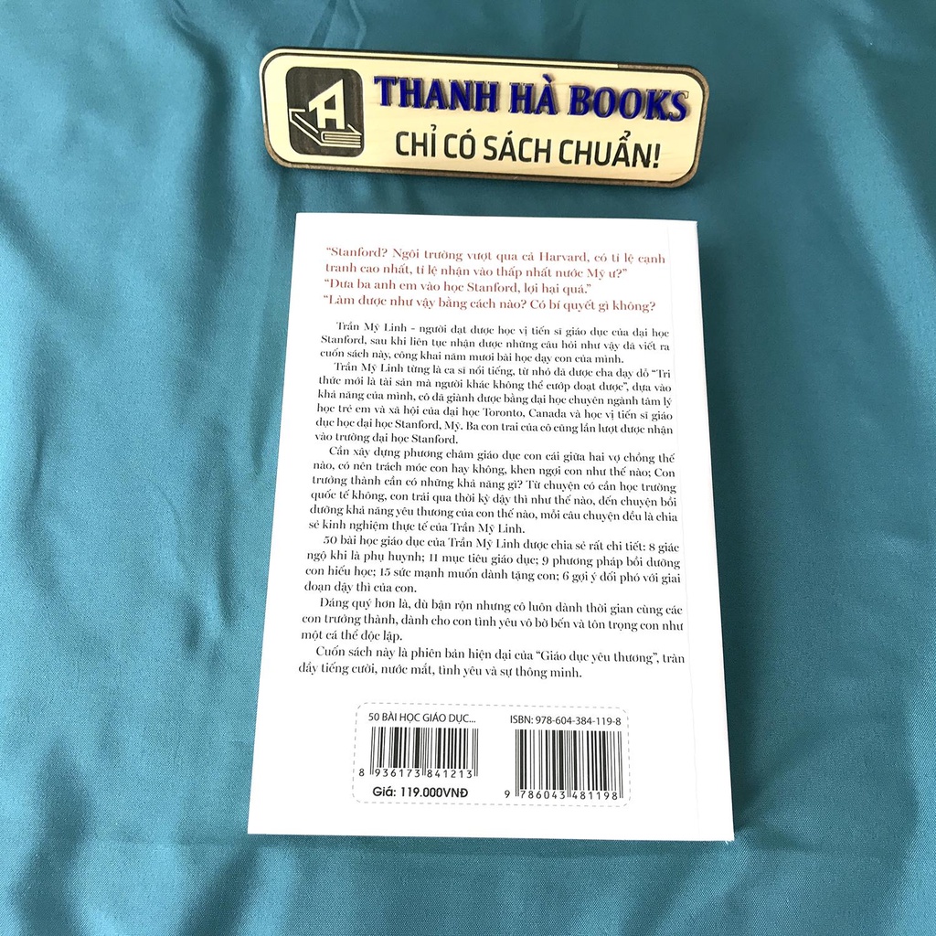Sách - 50 bài học giáo dục từ người mẹ có 3 con trai theo học Stanford (Tái bản 2021 )