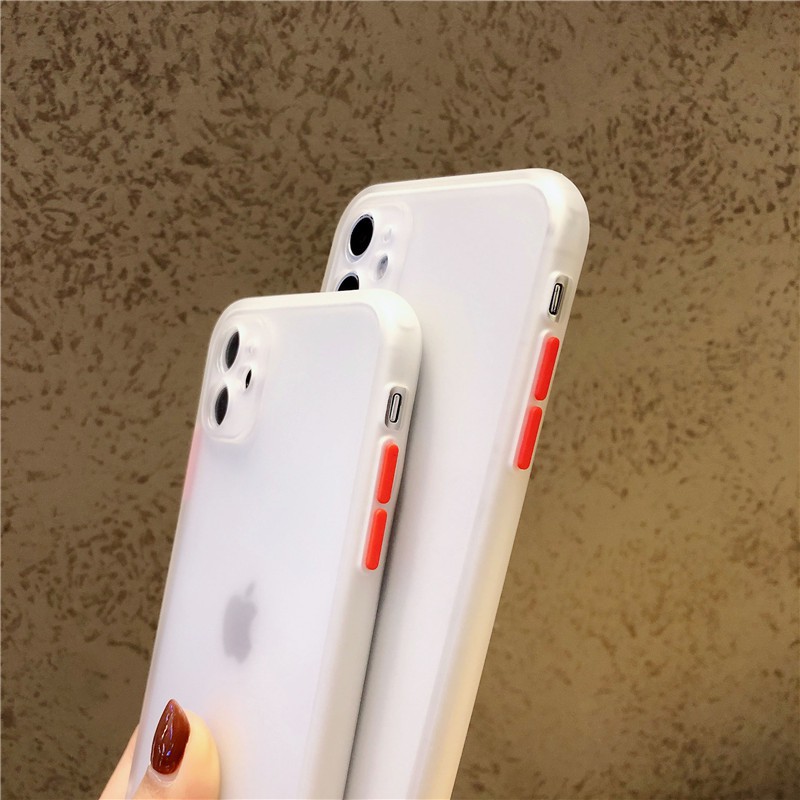 Ốp lưng Samsung S20 S20+ S10 S10+ S9 S9+ S8 S8+ Note 20 Ultra 10 9 8 Plus Pro Lite PC+TPU Phantom Imitation Impact Fashion Soft Matte Case  điện thoại cho