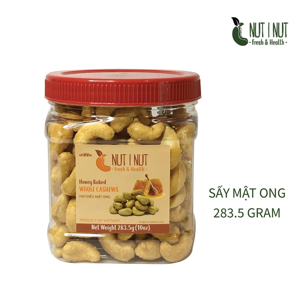 Hạt điều NUT I NUT sấy mật ong hũ 283.5 gram