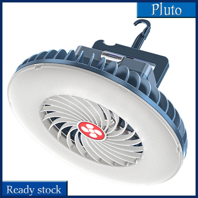 Mới Quạt Usb Đa Năng Có Đèn Sạc Tiện Dụng Khi Đi Cắm Trại