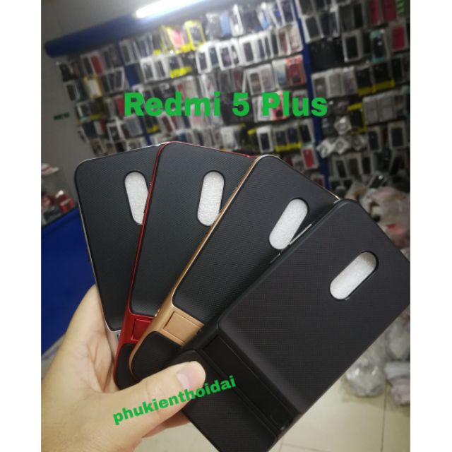 Ốp lưng Redmi 5 Plus FREESHIP Từ 50k giá đỡ vân caro cao cấp