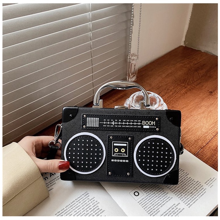 Túi Đeo Chéo Hình Radio Phong Cách Mới Sáng Tạo Ngộ Nghĩnh