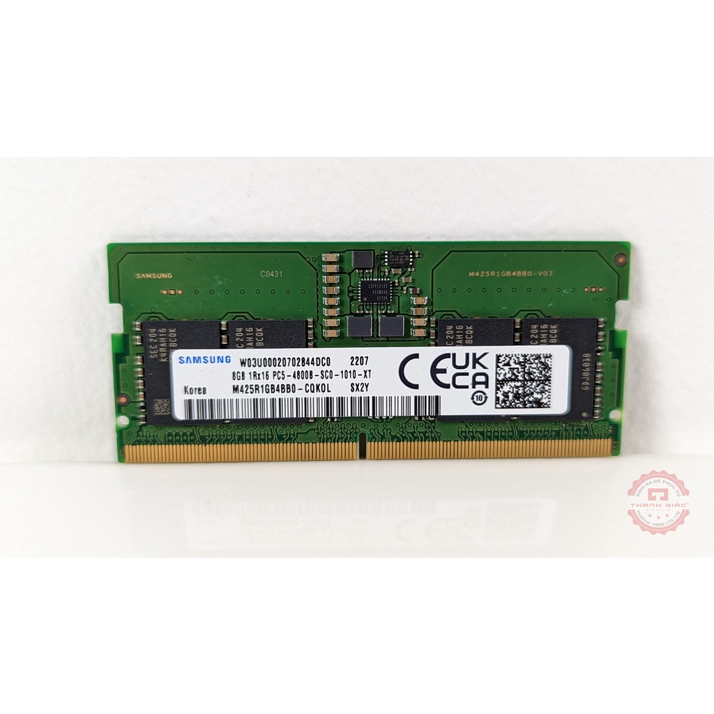 RAM Laptop DDR5 Samsung 8GB Bus 4800 Chính Hãng Samsung - Bảo Hành 4 Năm