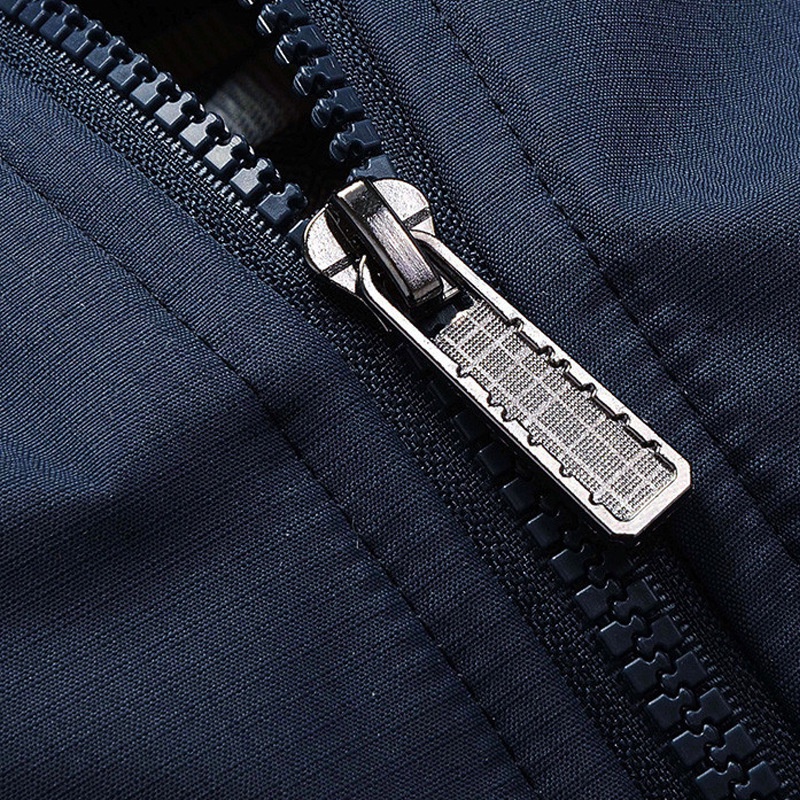 Áo Khoác Bomber Có Cổ Chống Thấm Nước Thời Trang Xuân Thu Chất Lượng Cao Cho Nam
