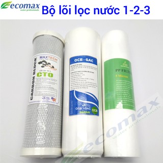 bộ 3 lõi lọc nước 123