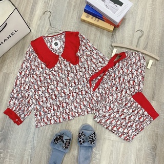 SET PIJAMA LỤA MANGO SAM SIÊU MƯỚT 🍑🍑🍑