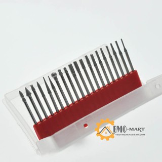 💥 Bộ 20 mũi khắc mài hợp kim mini 💥 Thép phủ kim cương siêu cứng