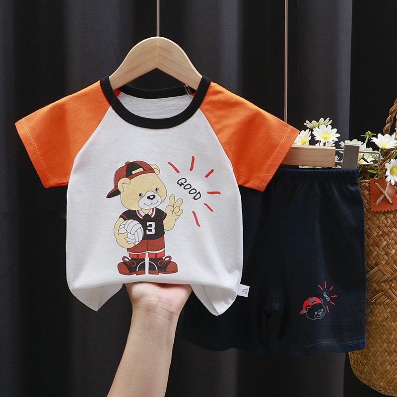 [Hàng Qccc] Bộ cộc cho bé mẫu mới 100% cotton có ảnh thật