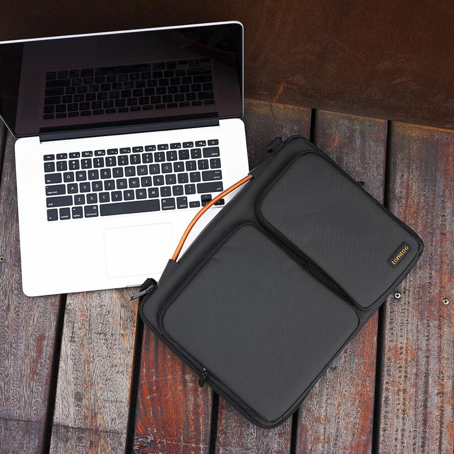 Túi đeo chống nước chống sốc Tomtoc 360* Shoulder Bags Macbook 13&quot;/13.3&quot;-15/16'' - A42 đủ màu ĐEN/ĐỎ/XÁM/XANH