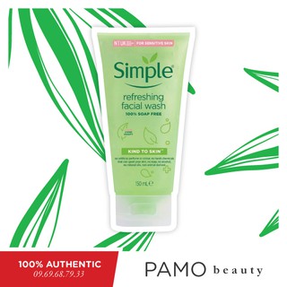 Sữa rửa mặt Simple Refreshing Facial Wash 150ml
