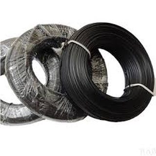 Cuộn dây kẽm bọc nhựa 1kg màu đen dùng để buộc lan, cố định hoa lan, cây cảnh