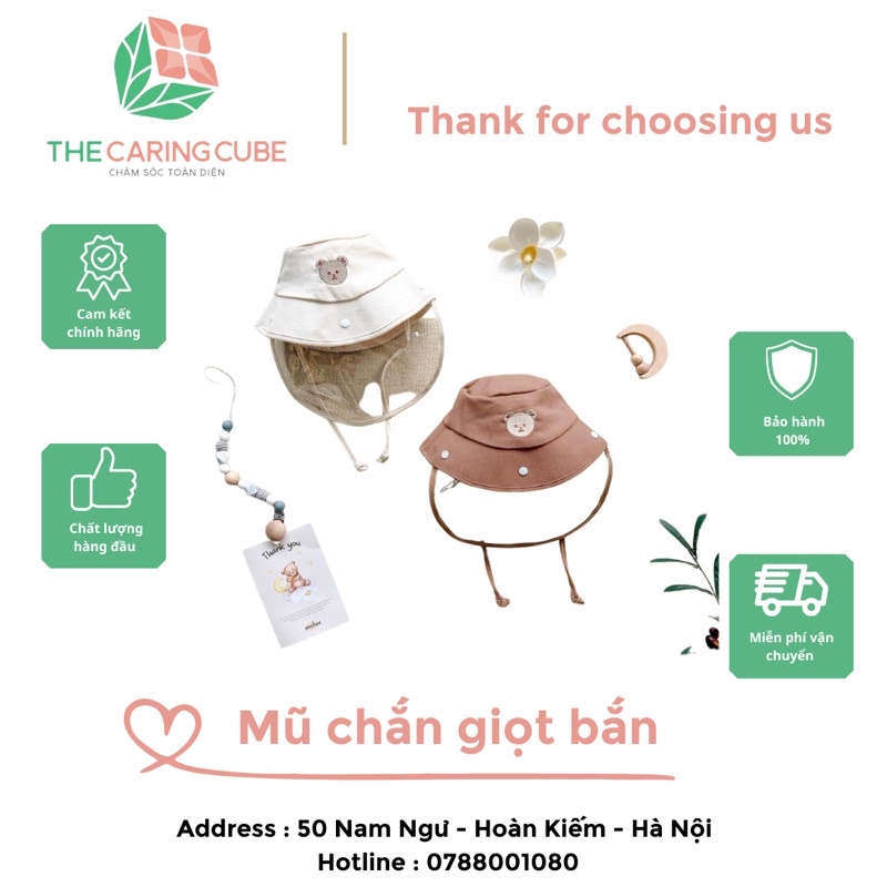 Mũ vành chắn giọt bắn mochee
