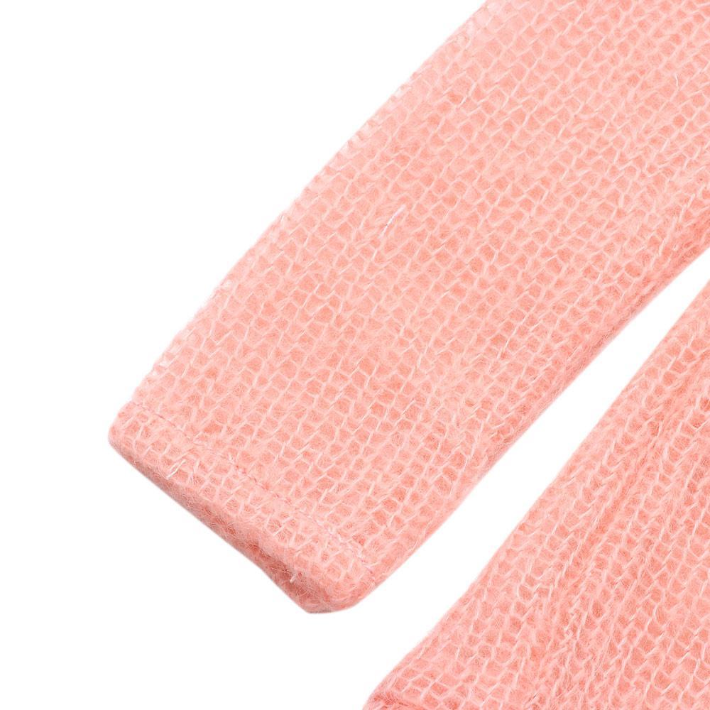 Áo Sweater Dệt Kim Thủ Công Màu Cầu Vồng Cho Búp Bê Tỉ Lệ 1 / 3