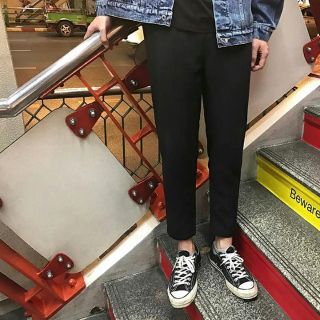 Quần baggy kaki ĐEN và BE - Basic Pant Kaki unisex nam nữ tối đa 80kg