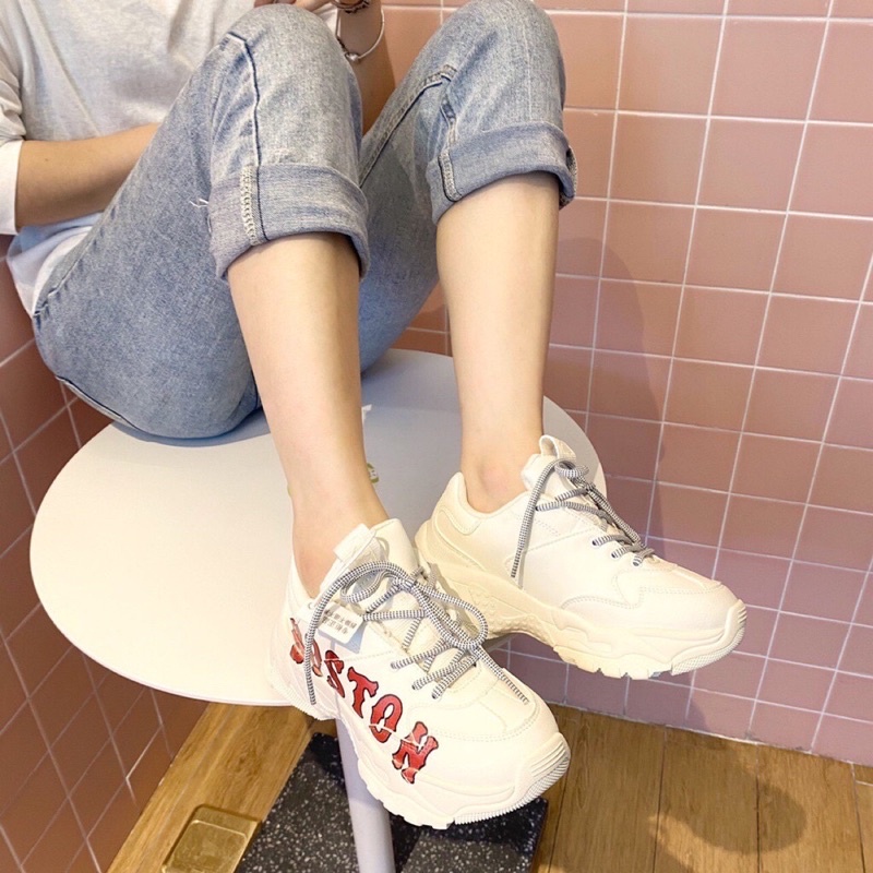 Giày Thể Thao Nữ Nam 🥰FREESHIP🥰 Giày Sneaker Độn Đế Nam Nữ M.L.B Siêu Hot Giá Rẻ Nhất Thị Trường