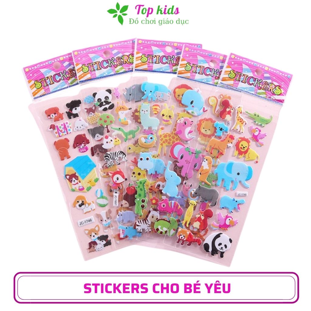 Sticker cute giá rẻ hình dán mặt cười dễ thương dán mũ sổ laptop nhiều mẫu đa dạng cho bé trai bé gái - TOPKIDS