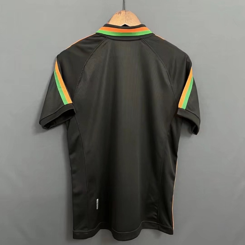 Áo Thun Thể Thao Tay Ngắn Màu Đen Size S-XXL 22-23 Cao Cấp