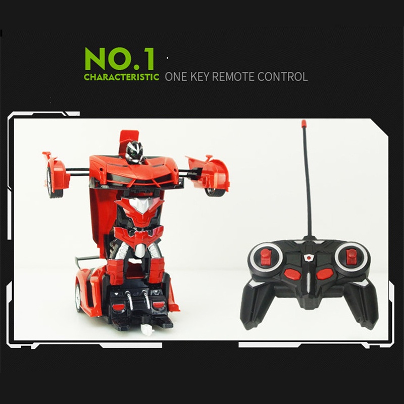 Đồ Chơi Xe Hơi Biến Hình Robot Điều Khiển Từ Xa 2 Trong 1 Cho Trẻ Em