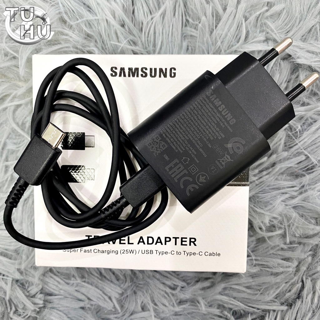 Bộ Sạc Samsung 25W, Sạc Nhanh Type-C to Type-C, Bảo Hành 12 Tháng