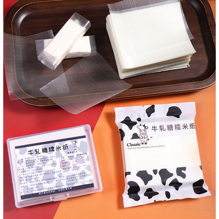 Giấy gạo gói kẹo ăn được bịch 500 tờ