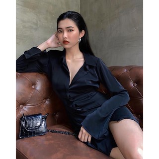 đầm nữ khoét lưng ôm dáng