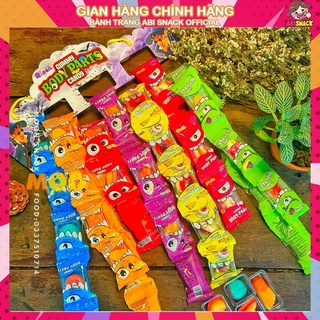 Set 10 viên kẹo dẻo hình kinh dị body parts gummy halloween hãng risen - ảnh sản phẩm 5