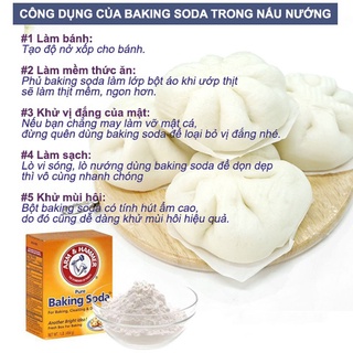 Bột Nở Baking Soda đa công dụng 454g