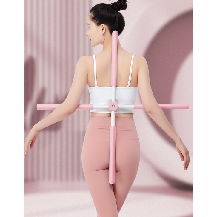 Gậy điều chỉnh tư thế/ chống gù lưng, gậy tập yoga - giá thanh lý
