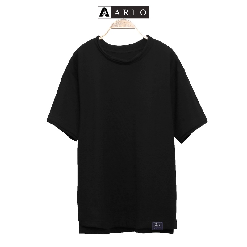 Áo Thun Unisex BERTHA Chất Liệu Cotton Cao Cấp Màu Đen - ARLO