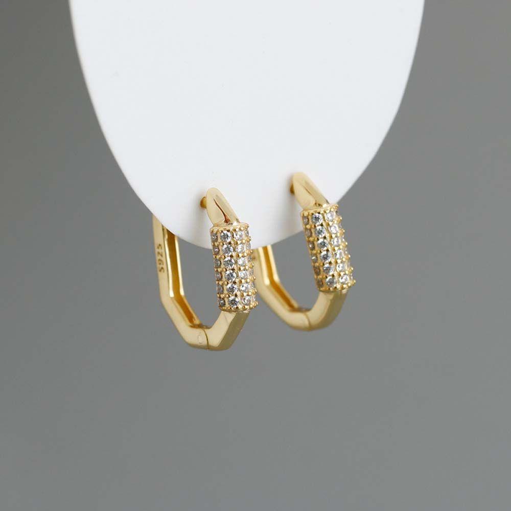 Bông Tai Dạng Vòng Thời Trang Dành Cho Nữ|Khuyên Tai Hình Học Tròn Nhiều Màu Sắc