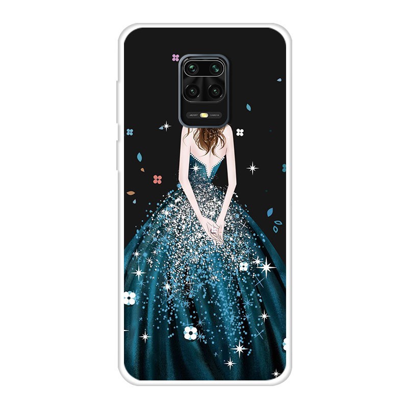 Ốp điện thoại cao su 15 mẫu họa tiết cho Xiaomi Redmi Note 9S Note9S 9 S