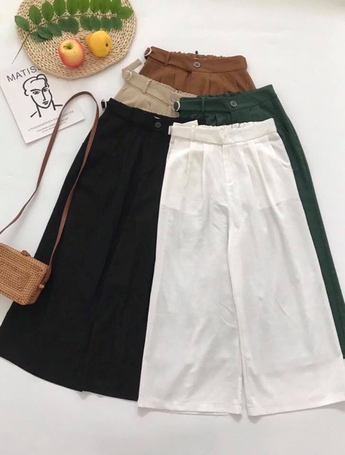 Quần cullotes linen Cati | BigBuy360 - bigbuy360.vn