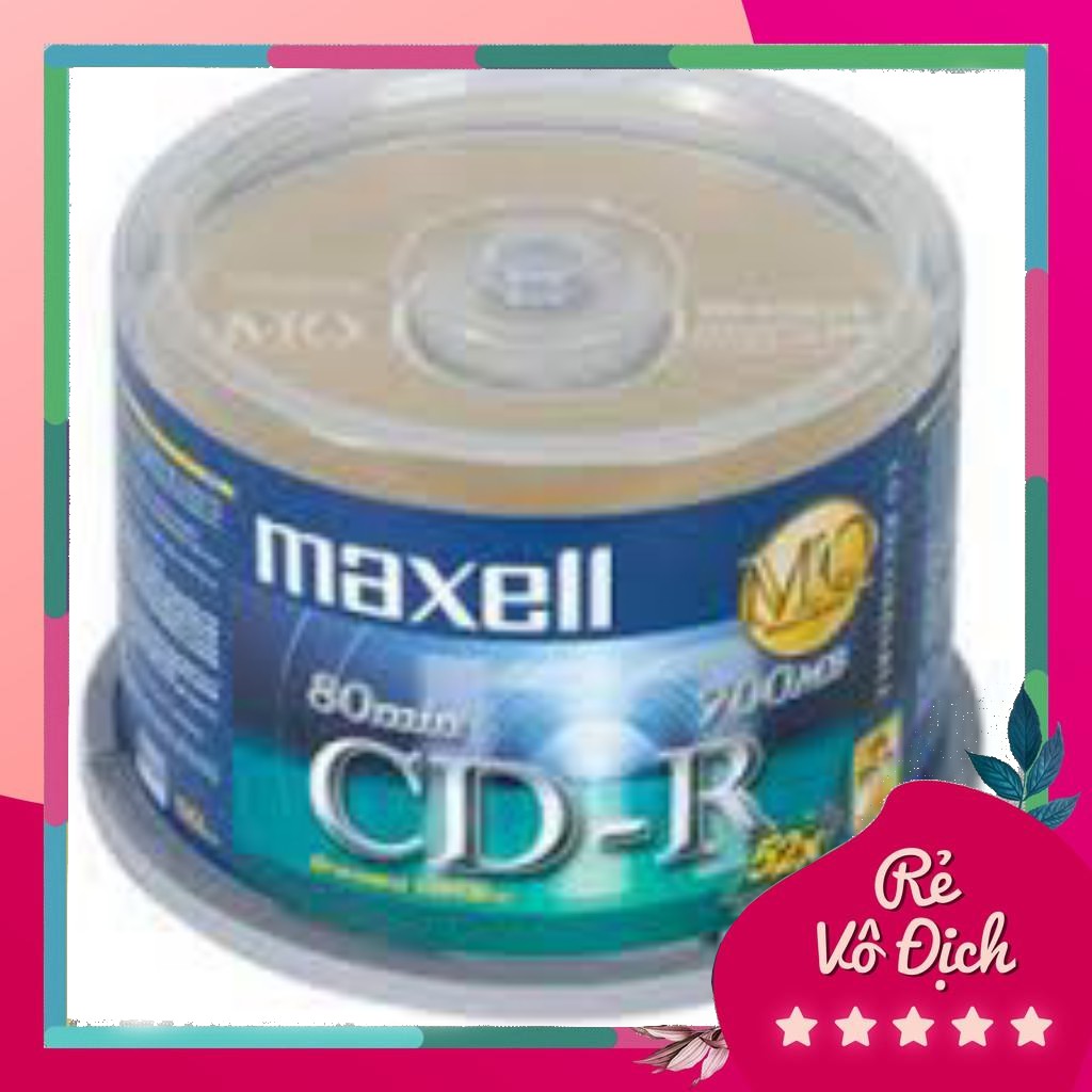 ĐĨA TRẮNG CD MAXCELL FULL BOX HỘP 50C
