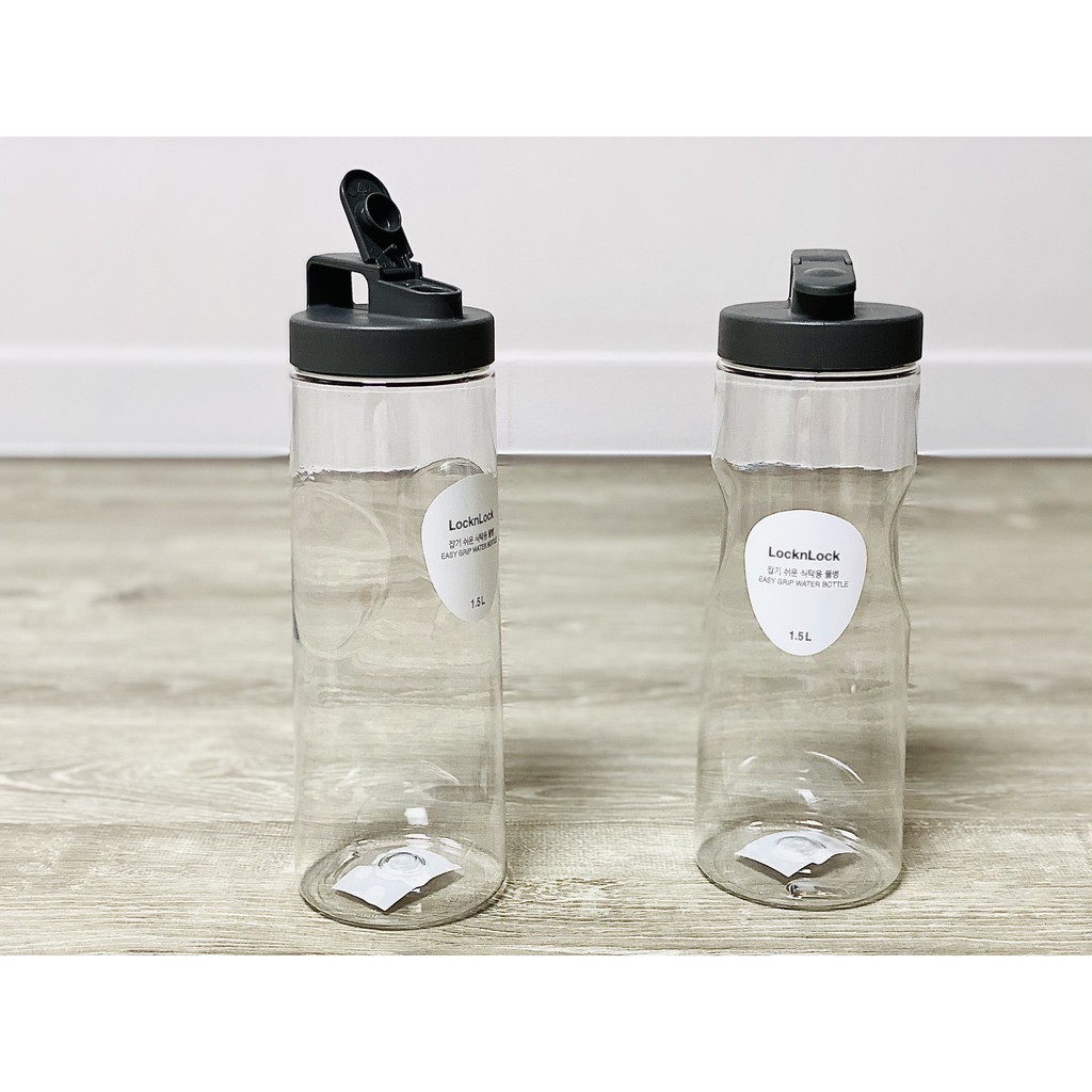 BÌNH NHỰA 1.5L LOCKNLOCK EASY GRIP, chứa đựng nước Lock&amp;Lock Lock &amp; Lock N, plastic water bottle 1500ml 1500 ml 1.5 lit