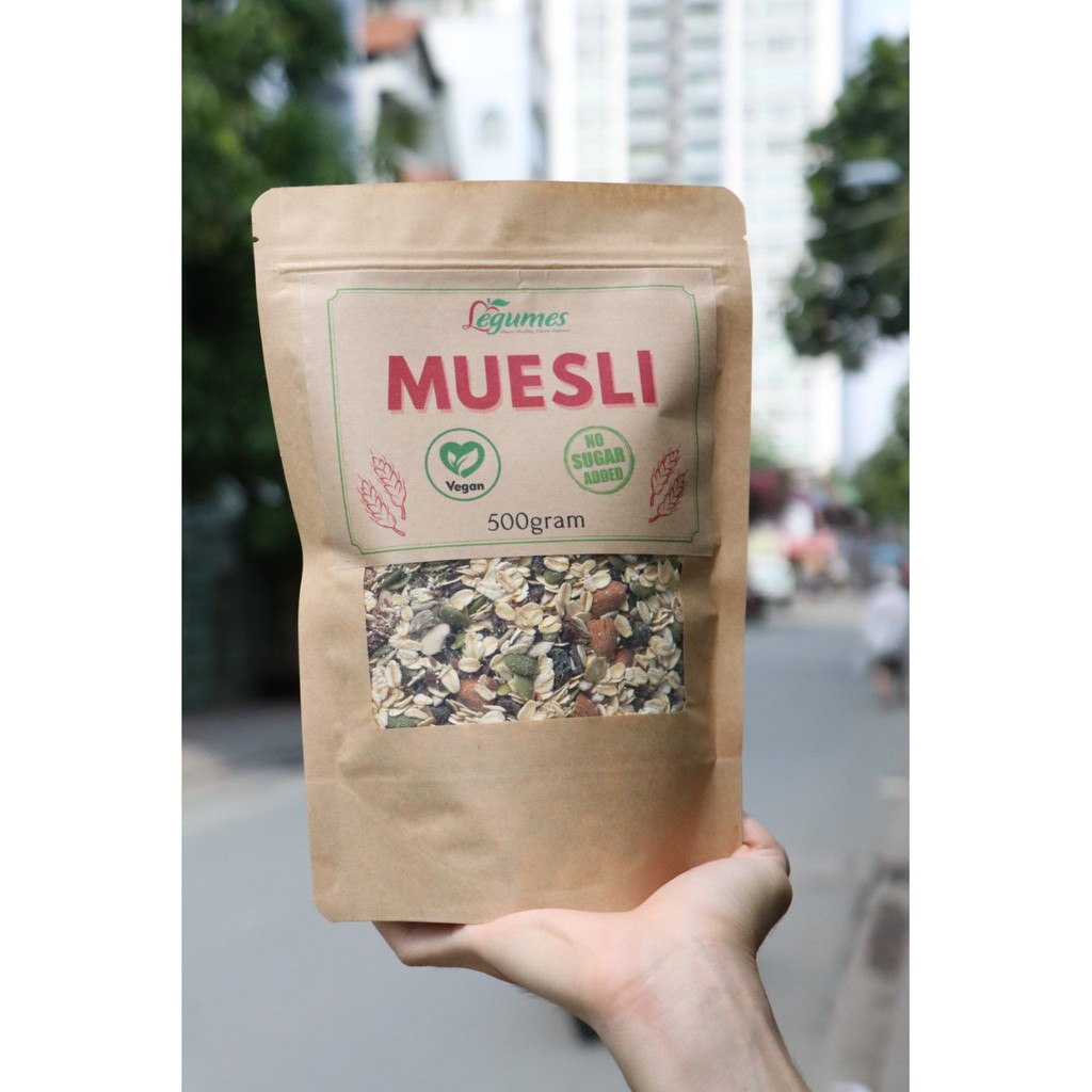 MUESLI Ngũ cốc ăn sáng giảm cân 500g