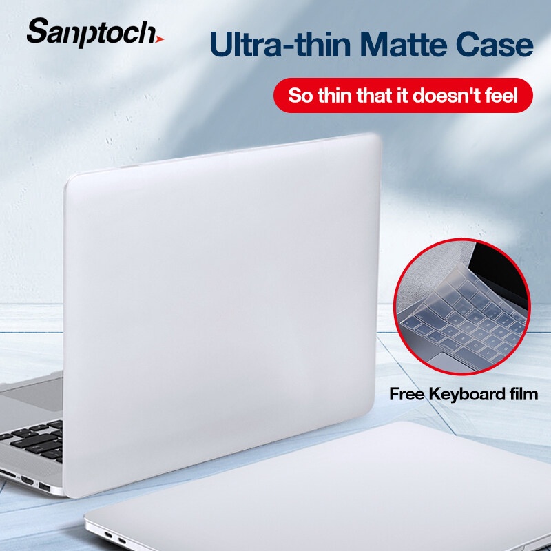 Sanptoch Ultra Slim Case For 2020 New Macbook Pro 13 A2251 A2289 A2338 A1989 A1708 A1706 Matte Cover For Air 13.3 M1 A2337 A2179 A1932 A1466 A1369 11 12 15 16 inch A2141 A1707 Retina 15.4 A1398 Clear Protective Casing