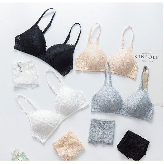 Bộ quần áo lót không gọng, ren xuất nhật | BigBuy360 - bigbuy360.vn